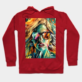 woman face Hoodie